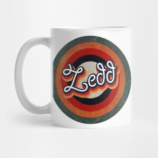 Retro Color Typography Faded Style Mug